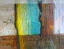 90x90 Acryl Mischtechnik Leinwand