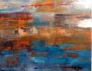 Acryl Wachs Mischtechnik auf Leinwand 60x90