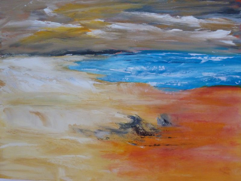 Gewitter  60x80 Acryl Leinwand