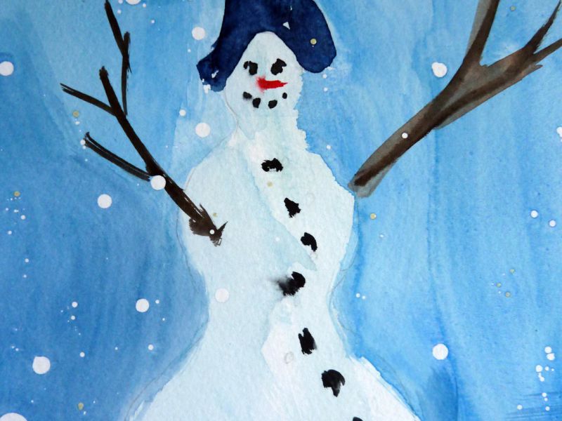 Kinderbuch Oscar und die kleine Schneeflocke  1 
