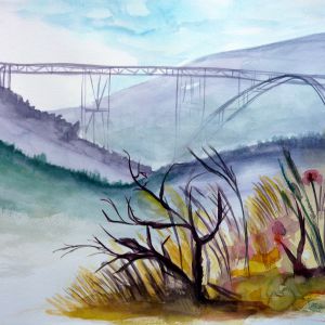 Landschaften Aquarell   5 