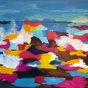 Meeresrauschen 60x80 Acryl Leinwand