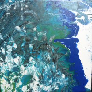 Pouring Acryl Leinwand  1 