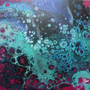 Pouring Acryl Leinwand  2 