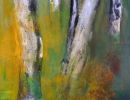 Wald 60x50 Acryl Leinwand